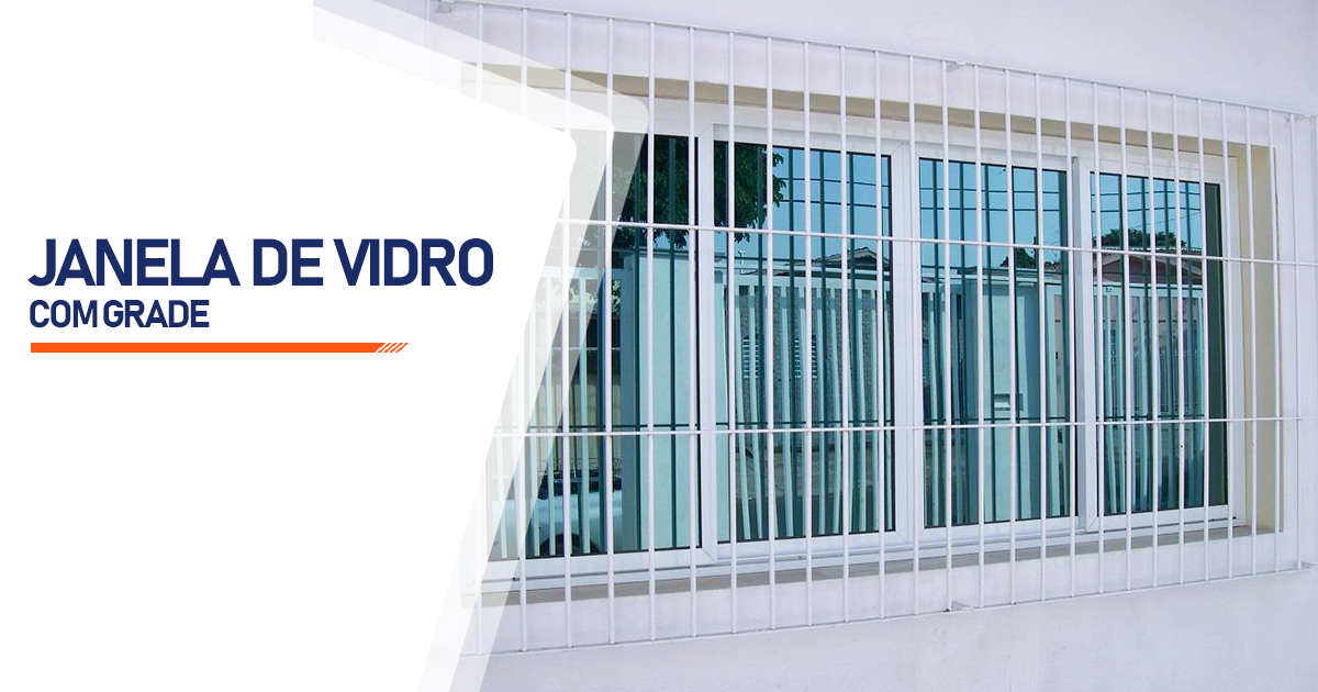 Janela De Vidro Com Grade São Paulo